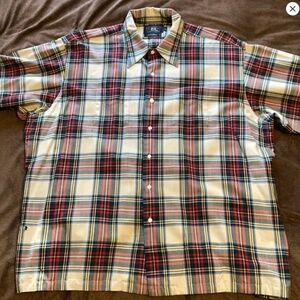 RRL Ralph Lauren Triple Star Wool Plaid Button-Down Shirt (1993–1997) XL